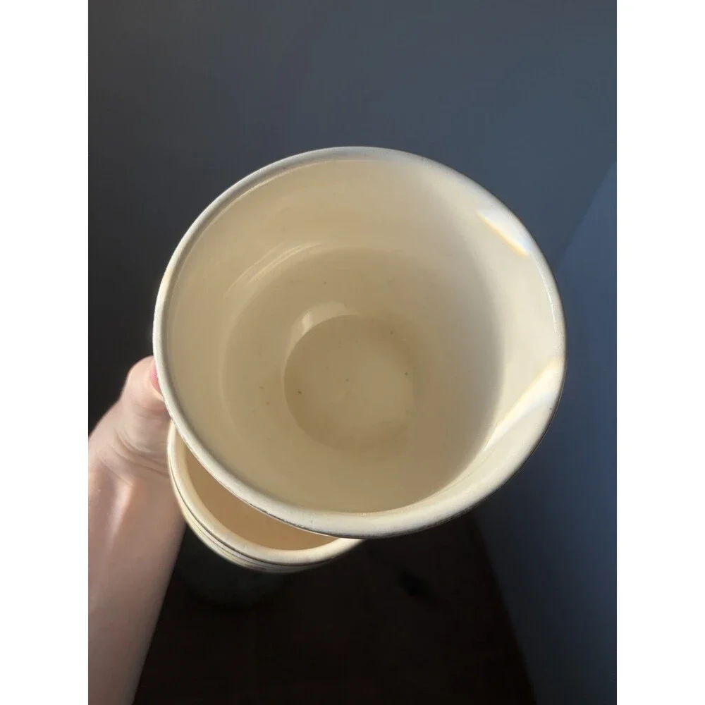 Universal Cambridge 2pc Ivory Floral Ceramic Bowls